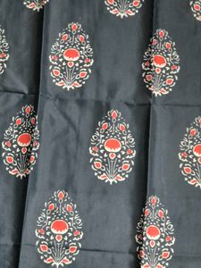 Black Printed Kurta
