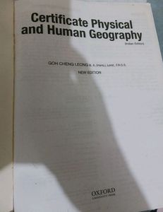 GC Leong Certificate Physical and Human Geography