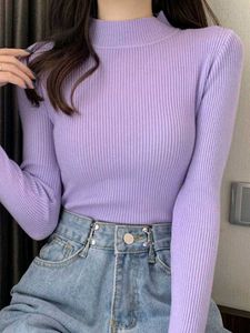 Stylish Purple Knit Top