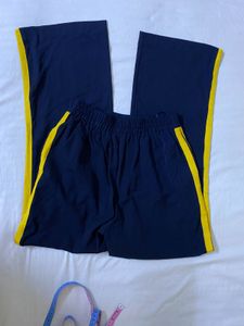 High rise Blue Wide Leg Pants Waist 30
