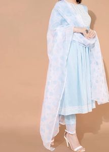 Blue Kurti (set Of 3)