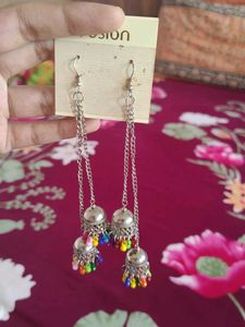 Fusion Jhumka Earrings