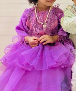 Purple Girls' Occasion Dress