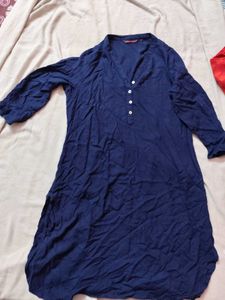 Blue Casual Kurti