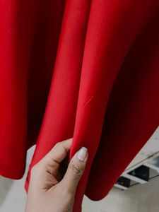 Red Fit &amp; Flare Dress