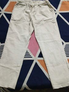 Casual Beige Pants