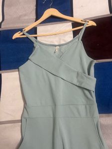 Sky Blue Wrap Jumpsuit