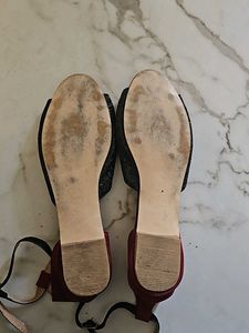 Peep Toe Ballerinas