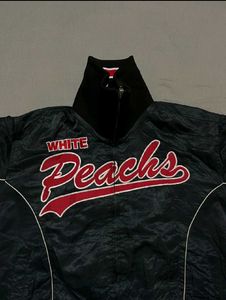 Vintage Peaches Baseball Jacket