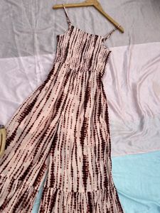 Tie-Dye Wide Leg Jumpsuit