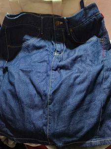 Denim Mini Skirt