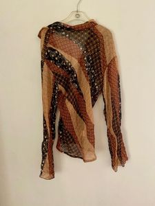 Italian Mezzo Blouse - Patchwork Design