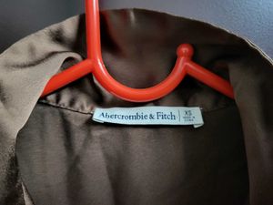 Brown Satin Shirt