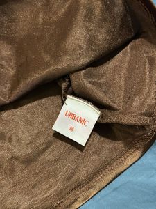 Brown Halter Neck Top