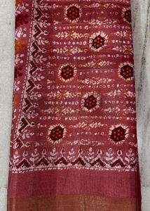 Brand New Block Print Chanderi Saree