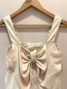 Beautiful Bow Details Imported Top