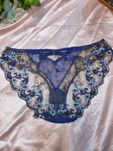 Blue Floral Lace Panties💥