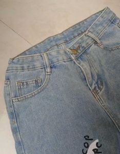 Urbanic Graffiti Motif Jeans