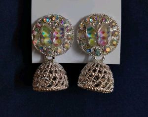 Butterfly Bling Earrings,  jhumka earring