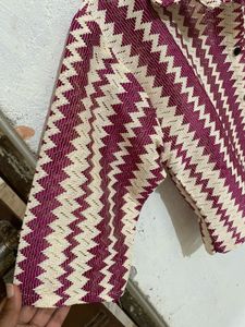 Patterned Crop Top