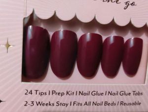 Pep Nails Mini Nail Bar - Burgundy