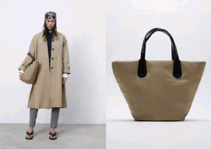 ZARA Canvas Tote Bag