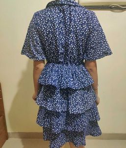 Floral Ruffle Mini Dress