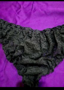 H&amp;M Black Lace Thong