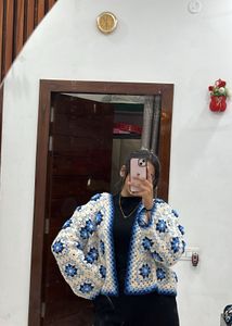 evil eye cardigan
