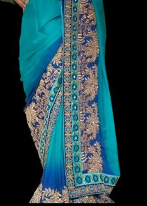 Zari Work Saree