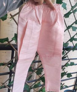 Pink Striped Kids Sherwani Set