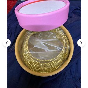 Gold Beaded necklaces