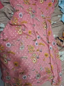 Floral Print Kurta