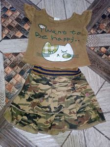 Skirt Top In Good Condition Best For Home Wear