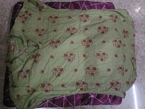 Olive Green Short Kurta – Trendy & Comfortable 🌿