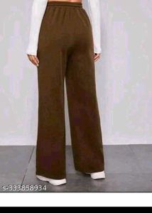 wide leg brown pant
