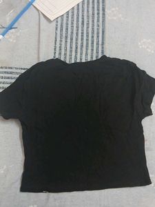 Graphic Print Black T-Shirt