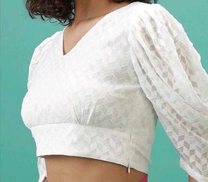 White Crop Top