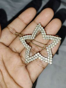Star Rhinestone Hair Clip