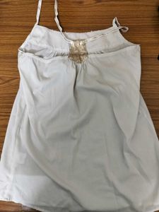 White Spaghetti Strap Top