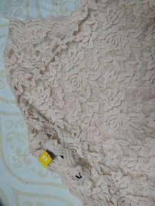 Blush Pink Lace Top From Zudio