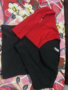 Sight Bomb Red And Black Top