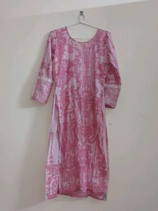 Pink Embroidered Suit