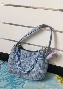 Blue handbag