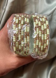 Beautiful Pista Green Bangles