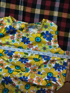 Floral Print Dress For Teenager Girls