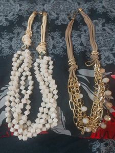 Imported Material Neck Chains With Beautiful Detailing.
