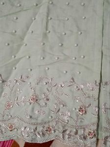 Elegant Beads embroidery kurta set