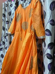 Elegant Orange Kurta