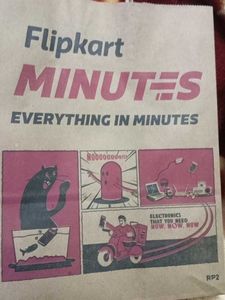 Flipkart minutes Paper CARRY Bags 20 pcs